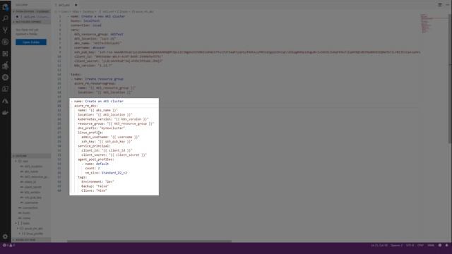 Create an AKS cluster with Ansible смотреть онлайн