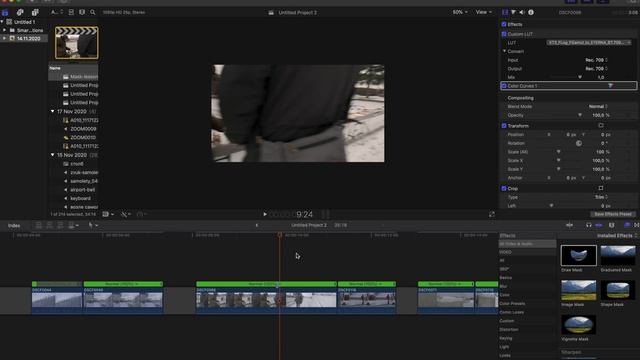 Крутой переход через Маску и Speed Ramp в FCPX | Невидимая склейка через Draw Mask смотреть онлайн
