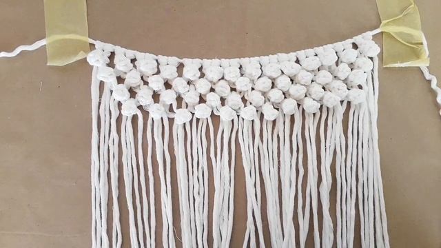 ESKİ ELEKTEN MAKROME DUVAR SEPETİ YAPIMI/ DIY MACRAME BASKET WALL смотреть онлайн