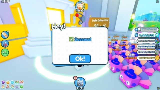 I Made Shiny Dark Matter Helicopter Cat! 1.35Q Power - Pet Simulator X Roblox смотреть онлайн