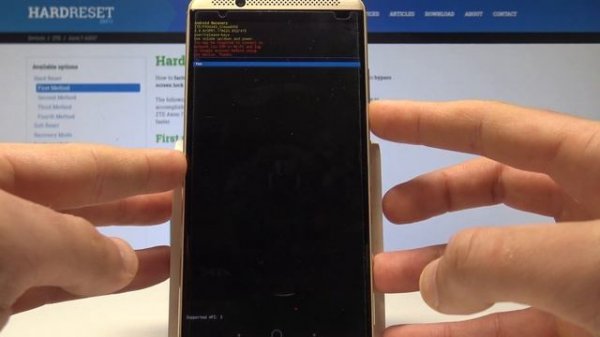 How to Hard Reset ZTE Axon 7 A2017 - Remove Screen Lock Method / Factory Reset