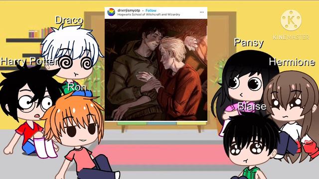 Harry Potter Cast react to the things I found in Instagram (Drarry) смотреть онлайн