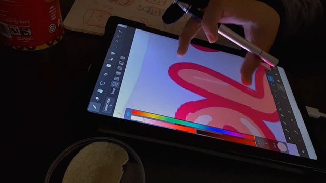 digital drawing on android tablet samsung tab A7 (medibang paint) смотреть онлайн