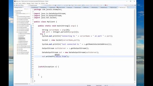 Socket Programming in Java | Client Server Architecture | Java Networking смотреть онлайн