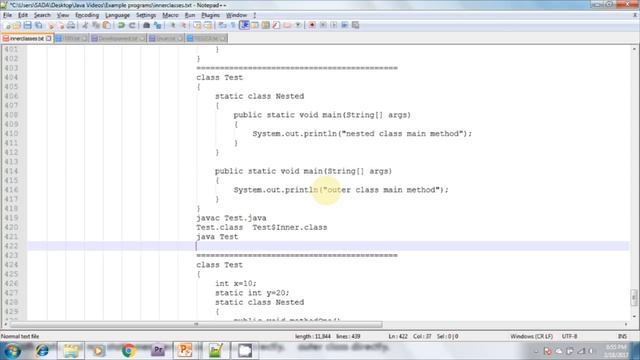 Lesson - 5 : Inner classes - Static Nested Inner class in Java programming Language смотреть онлайн