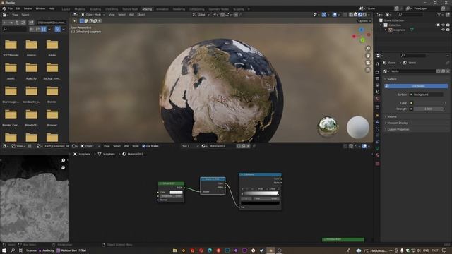 ?Как создать РЕАЛИСТИЧНУЮ планету ЗЕМЛЯ в Blender 3.0.0?? смотреть онлайн