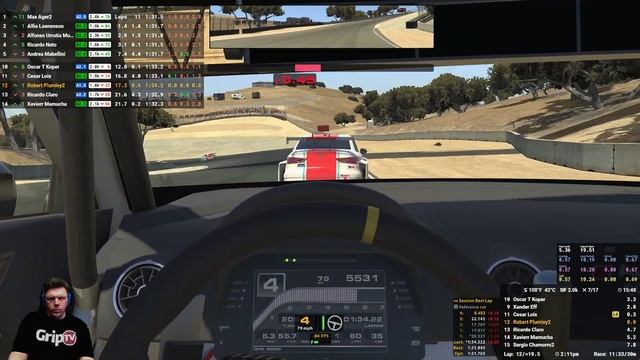 iRacing | TCR Audi RS 3 LMS at Laguna Seca | Much to Learn смотреть онлайн