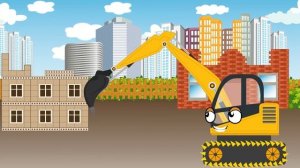 Строительные машинки - Тыр тыр трактор на стройке – Песенки для детей