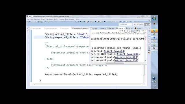 Selenium Training - TestNG Framework Dependencies, Groups, Priority, Listeners смотреть онлайн