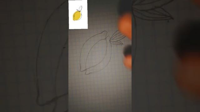 Как нарисовать лимон ? смотреть онлайн
