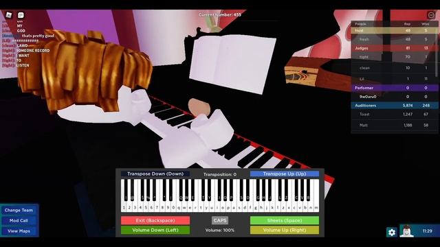 RUSH E 2 | on Roblox Got Talent (Piano Cover) смотреть онлайн