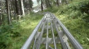 Спуск на родельбане в Красноярске