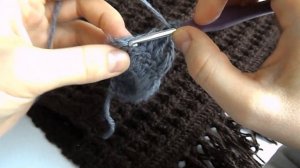 Шарф\ Палантин крючком crochet