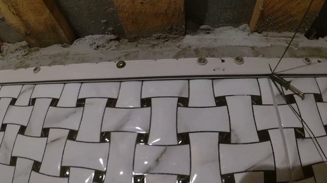 Натяжной потолок в ванной. Крепление профиля по кафелю смотреть онлайн