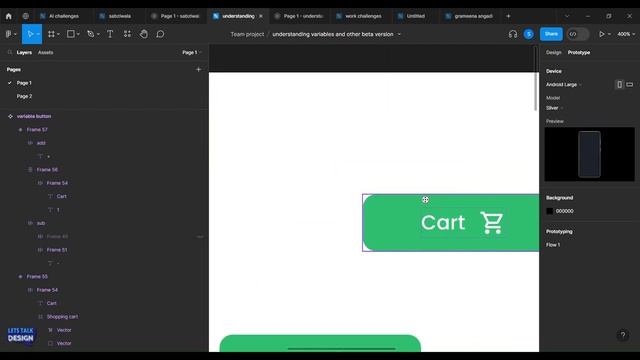 Simple Variable exercise - new figma feature смотреть онлайн