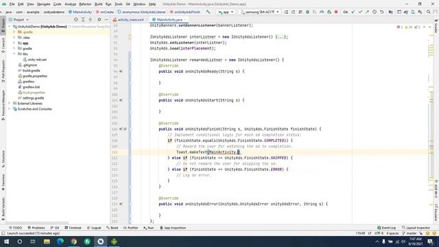How to implement Unity Rewarded Ads in Android Studio | codetrix смотреть онлайн