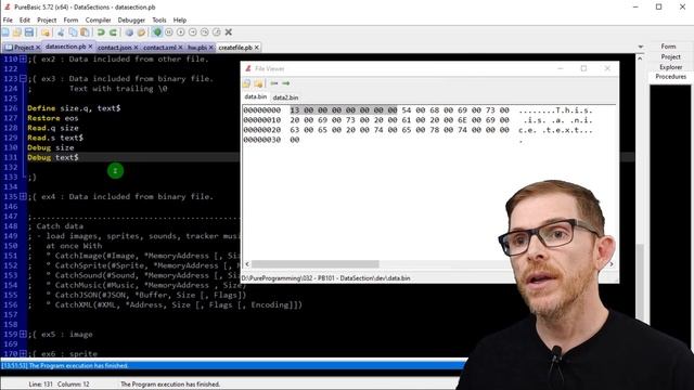 Data Sections - PureBasic 101 смотреть онлайн