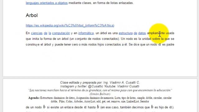 23 Curso de java desde cero (Clase) by Cus: Estructuras dinámicas de datos смотреть онлайн