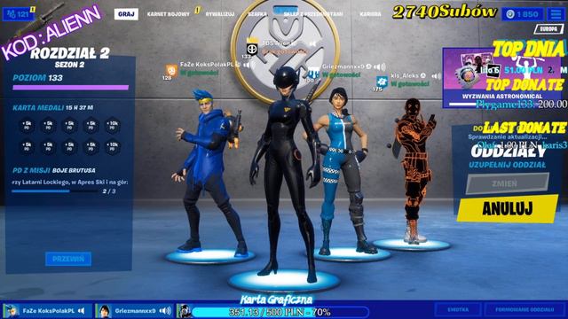 🔥FORTNITE: CZEKAMY NA SKLEP⭐| TOP MODEL | SAJMON | CHOWANY |⭐#fortnite #live #NaZywo #Customy смотреть онлайн