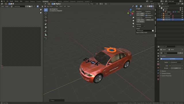 Eyek Blender add-on v0.2.3 - Reference Images as decals. смотреть онлайн