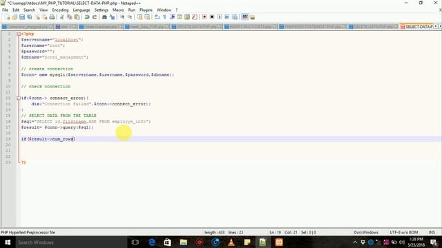 How To Implement Select Data From MySQL Using PHP (Amharic) смотреть онлайн