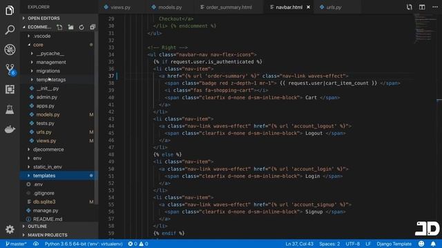 Build an Ecommerce Website with Django // Part 4 - Creating an order summary смотреть онлайн