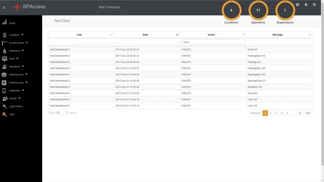 SPAccess - Admin - Logs Management смотреть онлайн
