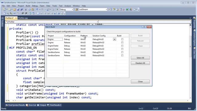 Profiler Making it a Singleton смотреть онлайн