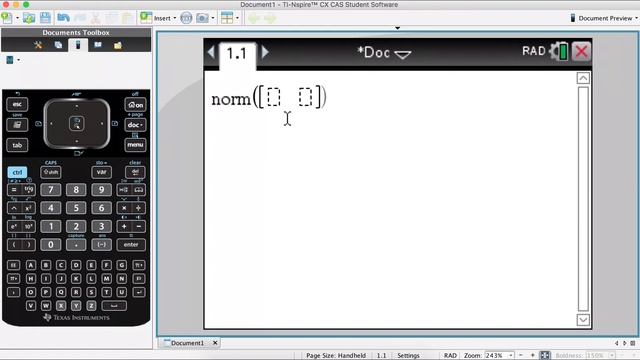 TI-Nspire CX CAS - Distance Between Two Points смотреть онлайн