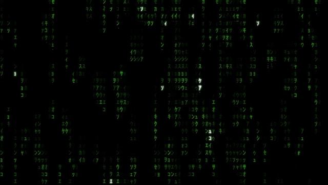 Футаж "Код матрицы" смотреть онлайн