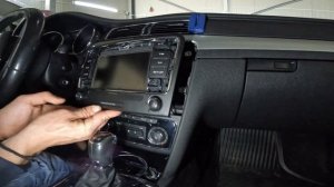 Skoda Superb II 2013-2015 (facelift 2013) How To Remove Radio / Navigation Removal