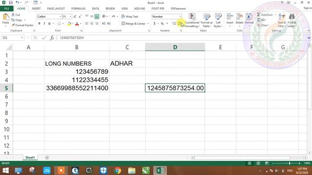 How to Enter or Write Big Numbers in Excel | हिंदी में смотреть онлайн