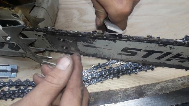 Суперзаточка цепи для продольного пиления и заточка цепи для бензопилы напильником. смотреть онлайн