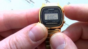 Часы Casio Illuminator LA670WGA-1D - видео обзор и настройка от PresidentWatches.Ru