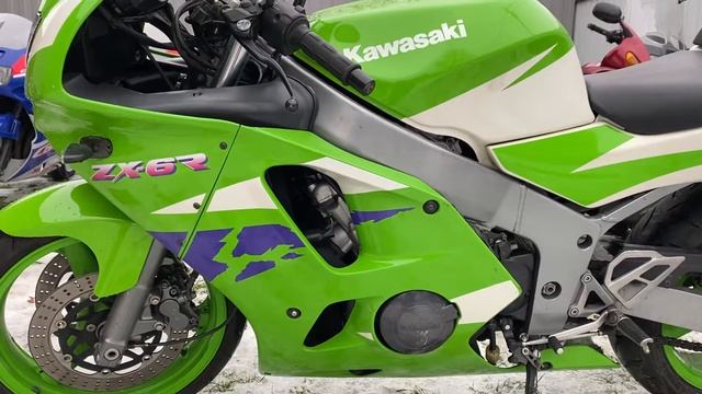 Kawasaki zx6r 1997год. смотреть онлайн