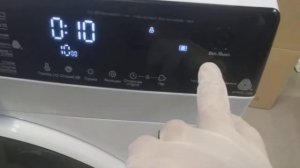 дозагрузка белья во время стирки в стиральную машинку Weissgauff