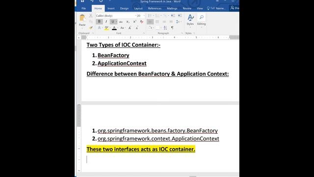 Difference Between Beanfactory and Applicationcontext in Spring Framework Part 1 смотреть онлайн