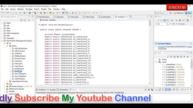 Examination Management System Outstanding Java Project | With Database | Download Now смотреть онлайн