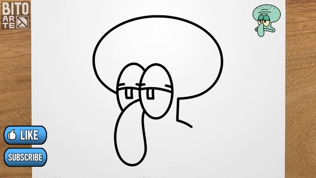 Как нарисовать Сквидварда смотреть онлайн