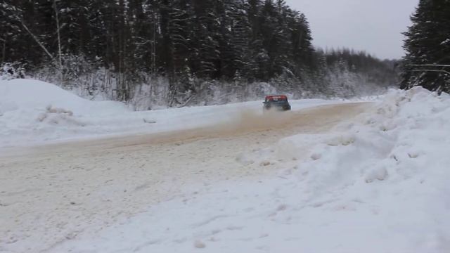 Экипаж Балакшин / Годовиков ралли Золотые Ворота зима 2018 проход перекрестка смотреть онлайн