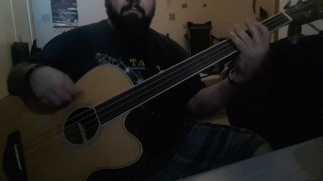 Vulfpeck Dean Town Bassline cover Slow-Fast Acoustic Fretless смотреть онлайн