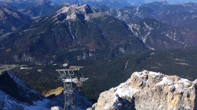 Гора Цугшпитце. Zugspitze. Смотровая площадка. смотреть онлайн