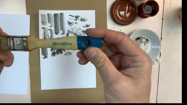 Обзор кистей для монохромной живописи тушью смотреть онлайн