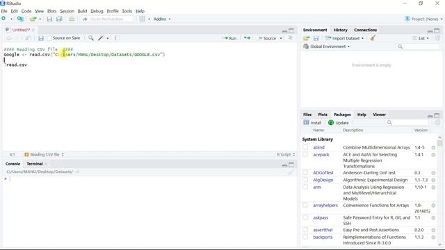 R Reading Data From CSV (#R #RStudio #CSV #DataScience) смотреть онлайн