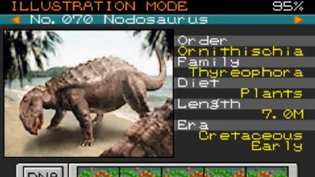 Jurassic Park 3: Park Builder (Game Boy Advance) - ALL DINOSAURS смотреть онлайн