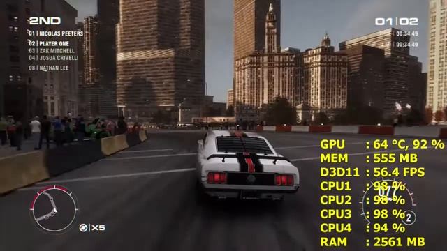 Grid 2 - R7 250 - Intel Core 2 Quad Q8400 - 8GB RAM смотреть онлайн
