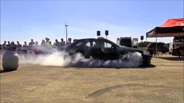 Honda Civic Ej9 D16 Supercharger Burnout смотреть онлайн