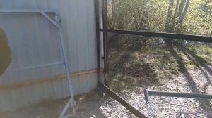 Откатные ворота своими руками.