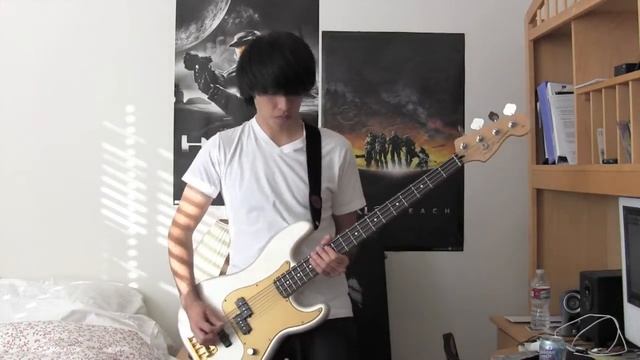 Neon Trees - Everybody Talks Bass Cover (Tab in Description) смотреть онлайн