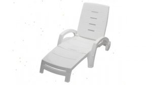 Шезлонг складной на колесах с ящиком (ВИЗАН), белый обзор ВИЗ_132 производитель Визан (Россия)